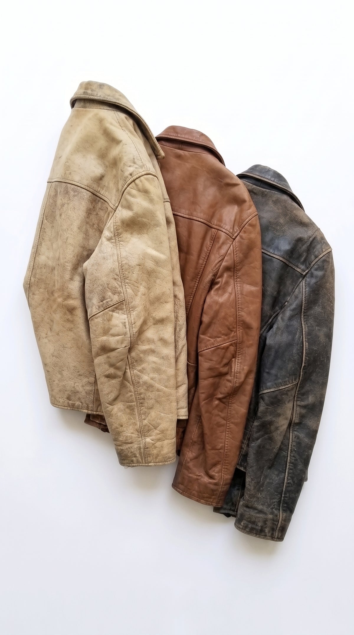 Mix Chaquetas de Cuero Vintage